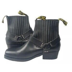 Good Guys DUKE Vegan Leather Cowboy Boots Mens Size 13 US /46 EU Black
